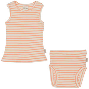 Stribede undertøj (3 mdr/62 cm) - Petit Piao