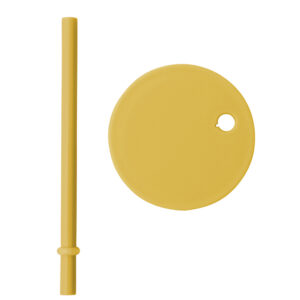 Låg med sugerør (One size) - Design Letters