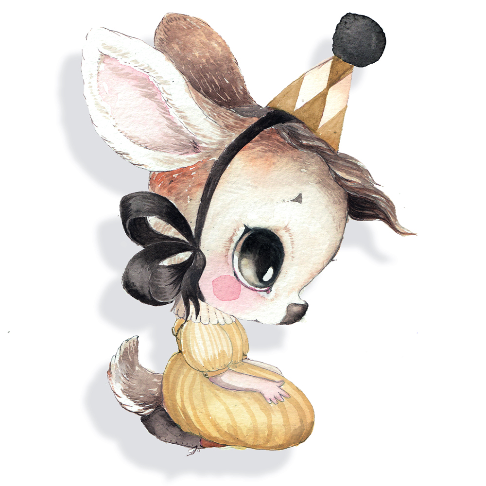 609143184b3a5pp-WALLIES-3002 Miss Stella wallsticker (One size) - Mrs. Mighetto