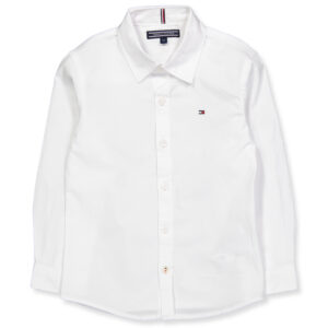 Organic Poplin skjorte (4 år/104 cm) - Tommy Hilfiger