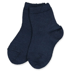 Navy blue uld strømper (3-6 mdr (00)) - Cóndor