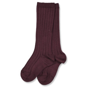 Burdeaux rib knæstrømper (0-3 mdr (000)) - Cóndor