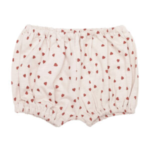 Organic Hearts bloomers (6-9 mdr) - Monsieur Mini