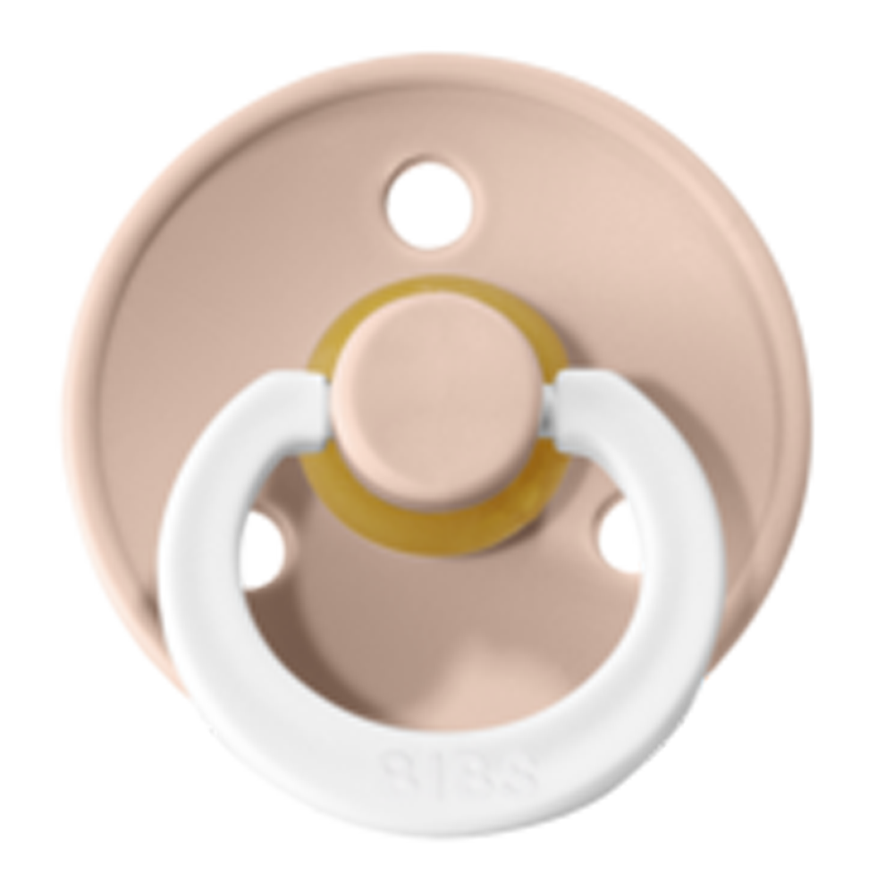 61408889b9e11BIBS_COLOUR_100256_5713795010400_BlushNight_2 Colour Latex GLOW - blush (Size 1 (0-6 mdr)) - Bibs