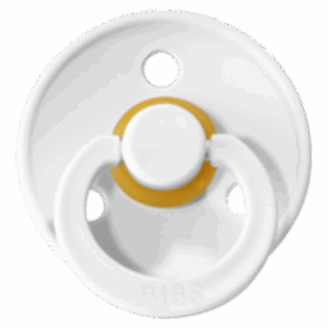 Colour Latex - white (Size 2 (6-18 mdr)) - Bibs