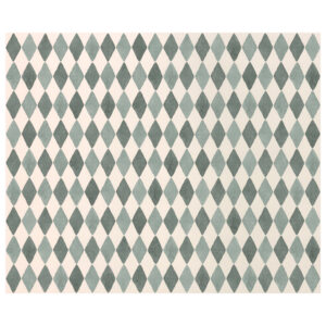 Gavepapir - harlequin blå (One size) - Maileg