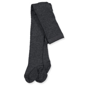 Dark grey uld strømpebukser (60 cm) - Mp Denmark