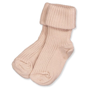 Rose dust rib babystrømper (15-16) - Mp Denmark