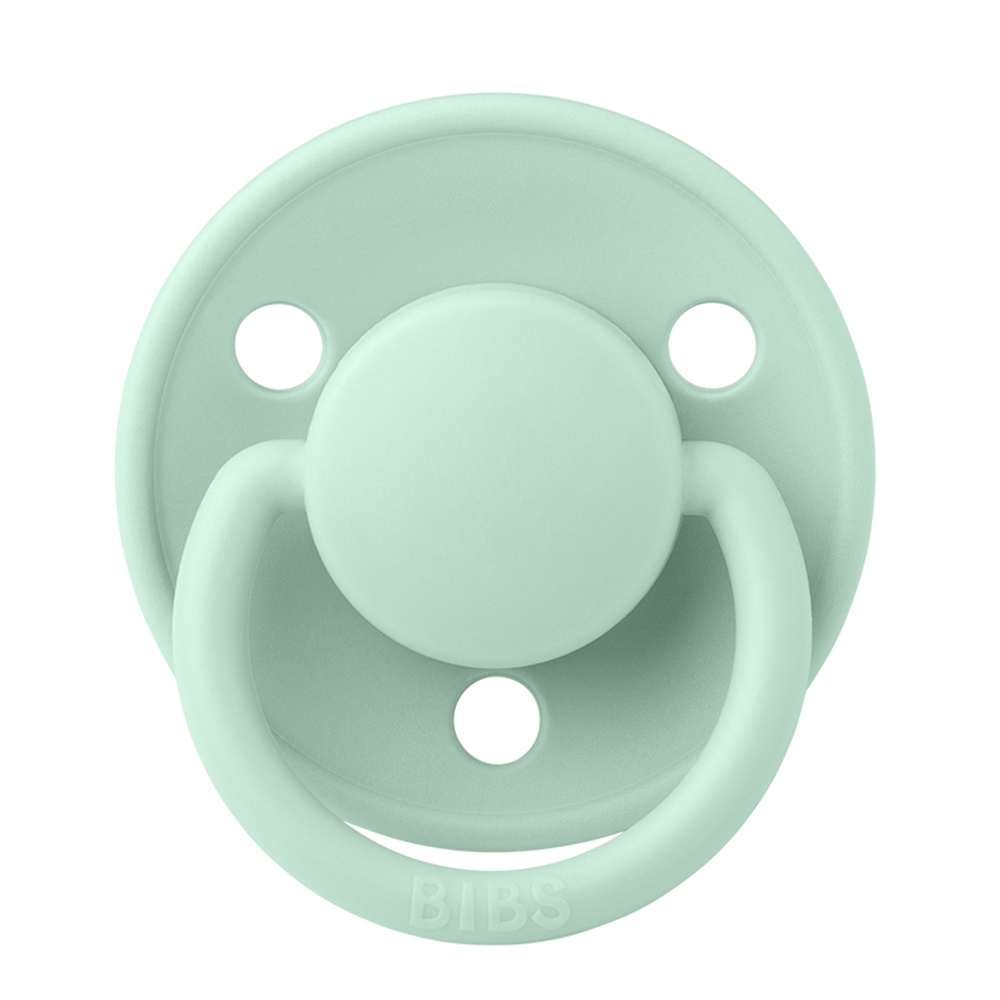 616ec6b9105151210284_5713795221523_BIBS_DE_LUX_NordicMint_2_2000x2000_copy De Lux Latex - nordic mint (Size 1 (0-6 mdr)) - Bibs