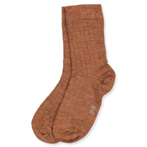 Copper melange uld strømper (23-26) - Joha