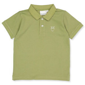 Organic Basil polo t-shirt (146-152 cm) - Knowledge Cotton Apparel