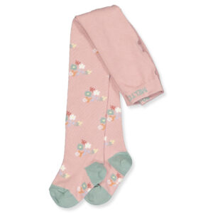 Petite flowers strømpebukser (68-74 cm) - Melton