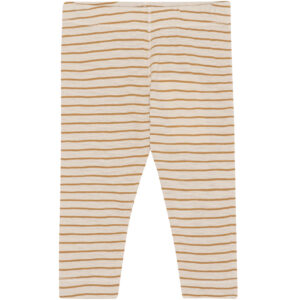 Organic stribet leggings (5-6 år) - Monsieur Mini