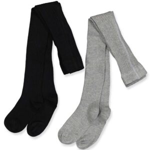 2 pak rib strømpebukser (92-98 cm) - Minymo