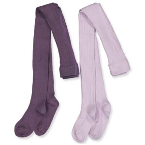 2 pak rib strømpebukser (80-86 cm) - Minymo