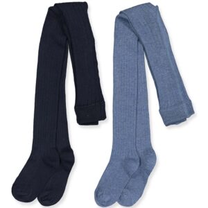 2 pak rib strømpebukser (92-98 cm) - Minymo