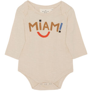 Organic Miam body (9-12 mdr) - Monsieur Mini