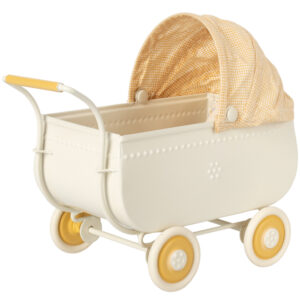 Micro gul barnevogn (One size) - Maileg