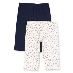 2 pak 3/4 leggings (8 år/128 cm) - Minymo