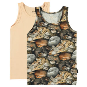 Organic 2-pak Jeanie undertrøje (122-128 cm) - Molo