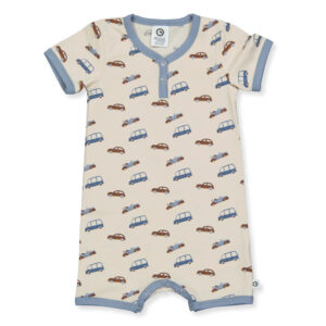 Organic Car sommerdragt (6 mdr/68 cm) - Müsli by Green Cotton
