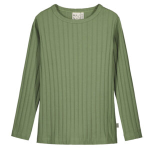 Organic rib bluse (86-92 cm) - Mainio