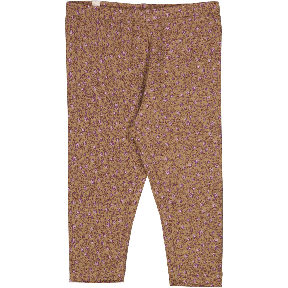 62c6e166b88c24853g-179_-_Jersey_Leggings_-_3014_hazel_flowers_-_Main Blomstrede leggings (1 mdr/56 cm) - Wheat