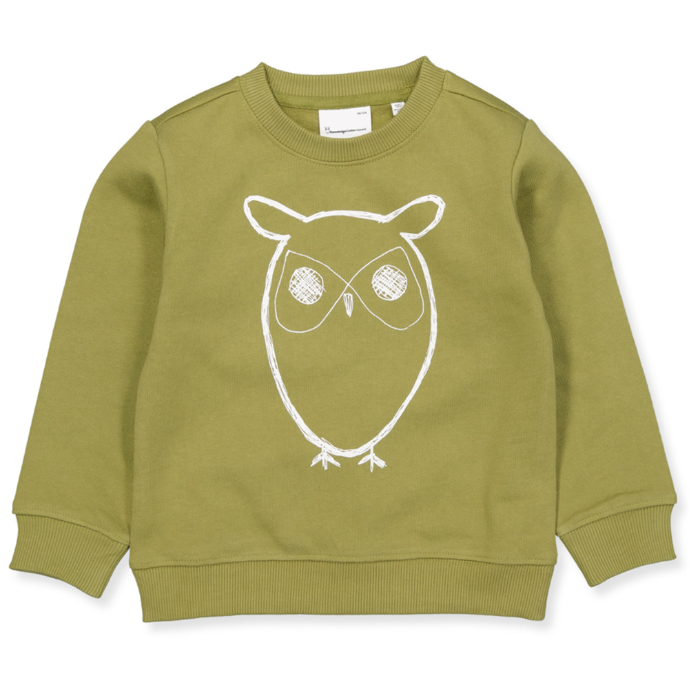 62eba3a6c70b030506_-1_Front_1_website Organic Owl sweatshirt (158-164 cm) - Knowledge Cotton Apparel