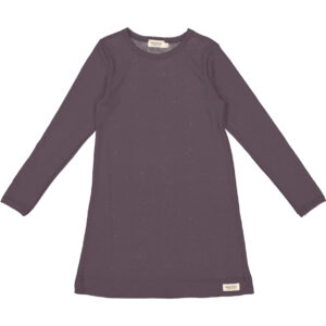Plum merino uld natkjole (3 år/98 cm) - MarMar