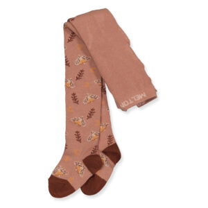 Petite flowers strømpebukser (80-86 cm) - Melton