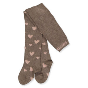 Hearts strømpebukser (56-62 cm) - Melton