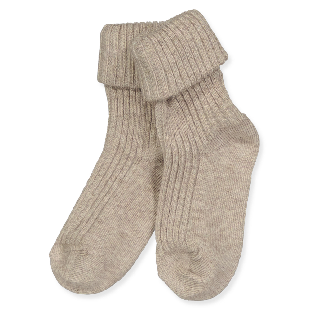 62fcd7bbb292d533_-2_Front_website Light brown rib babystrømper (17-18) - Mp Denmark