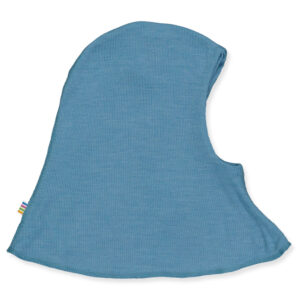 Blå uld/silke elefanthue (1-4 mdr (41 cm)) - Joha