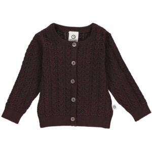 Coffee strik cardigan (9 mdr/74 cm) - Müsli by Green Cotton