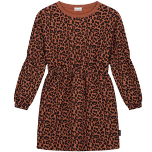 Organic leopard kjole (3-4 år) - Daily Brat