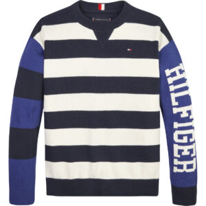 Stribet striktrøje (12 år/152 cm) - Tommy Hilfiger
