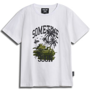 Organic Palm t-shirt (6 år/116 cm) - Sometime Soon