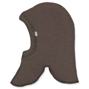 Mørkebrun uld fleece elefanthue (1-4 mdr (41 cm)) - Joha