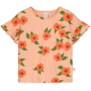 Organic Midsummer rose t-shirt (86-92 cm) - Mainio