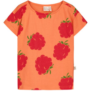 Organic Raspberry t-shirt (86-92 cm) - Mainio