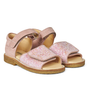 Fersken glitter sandaler (27) - angulus