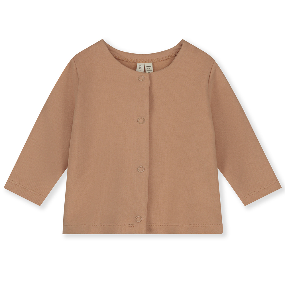 63986db422069Gray_Label_-_Baby_Cardigan_-_Biscuit_front_ Organic cardigan (9-12 mdr) - Gray Label