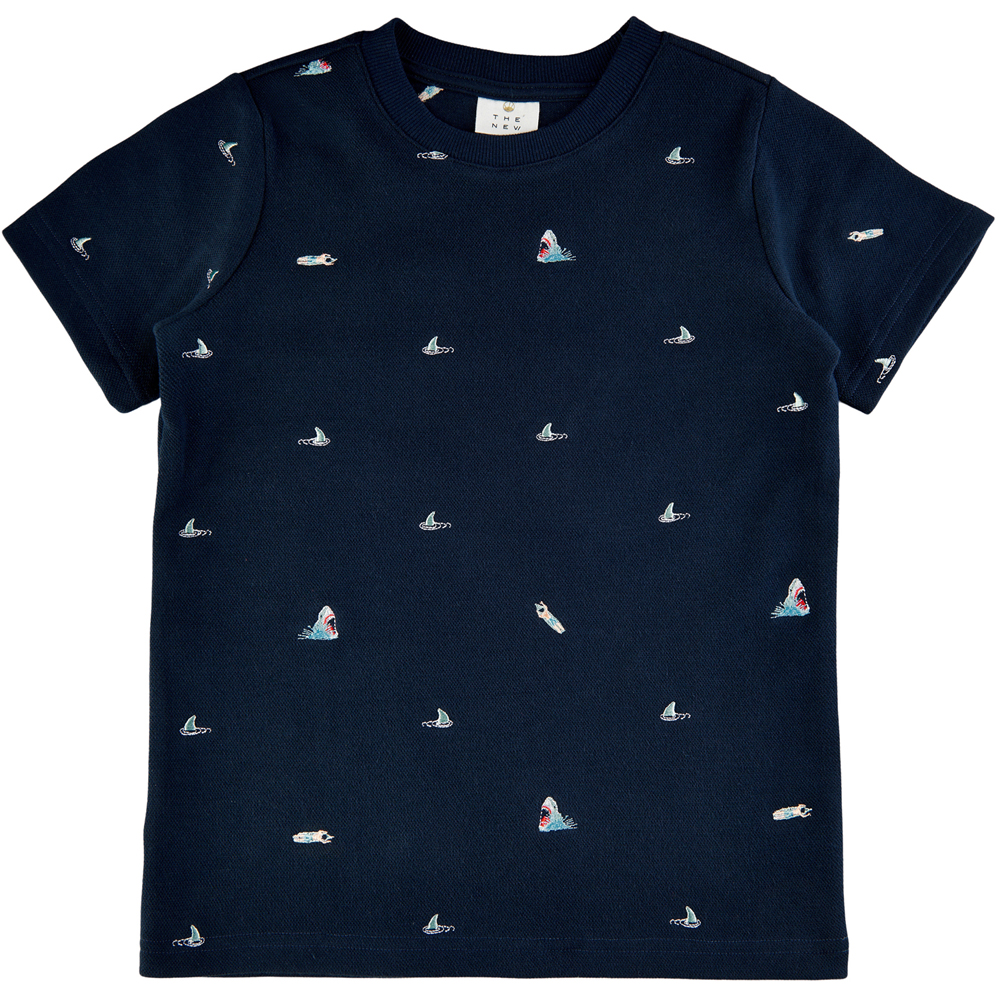 6399bb4335d3bTN4986_-_TNGIUSEPPE_PIQUE_S_S_TEE_-_Navy_Blazer_-_Main Giuseppe pique t-shirt (3-4 år) - The new