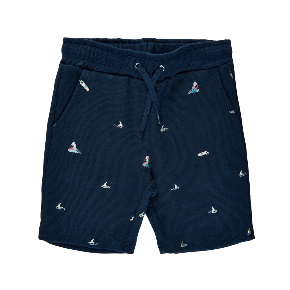 6399bb8826225TN4988_-_TNGIUSEPPE_SWEAT_SHORTS_-_Navy_Blazer_-_Main Giuseppe pique shorts (7-8 år) - The new