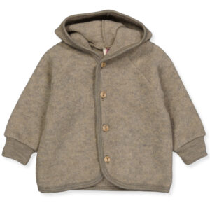 Organic uldfleece cardigan (98-104 cm) - Engel