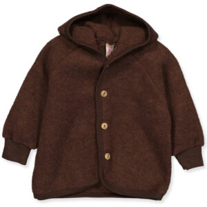 Organic uldfleece cardigan (50-56 cm) - Engel