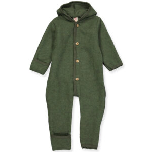 Organic uldfleece heldragt (50-56 cm) - Engel