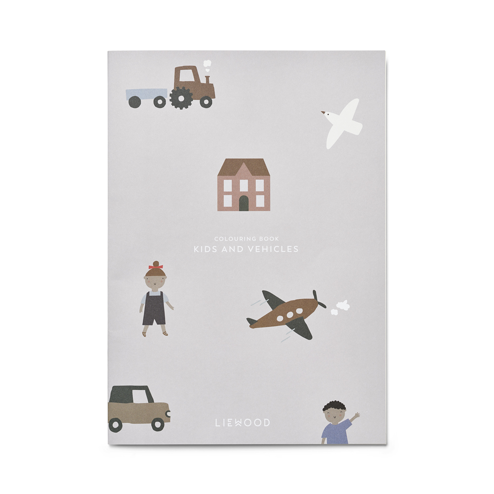 63ce99517fa28Odell_colouring_book_A4_LW17904_1614_Vehicles_-_Downtown_mix_1_copy Odell A4 malebog (One size) - Liewood