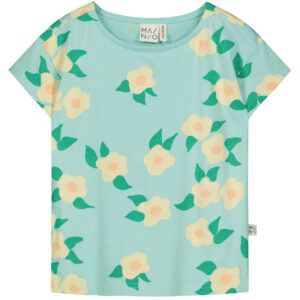 Organic Midsummer rose t-shirt (98-104 cm) - Mainio