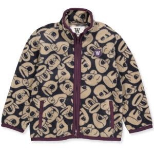 Don fleecetrøje (1-2 år) - Wood Wood